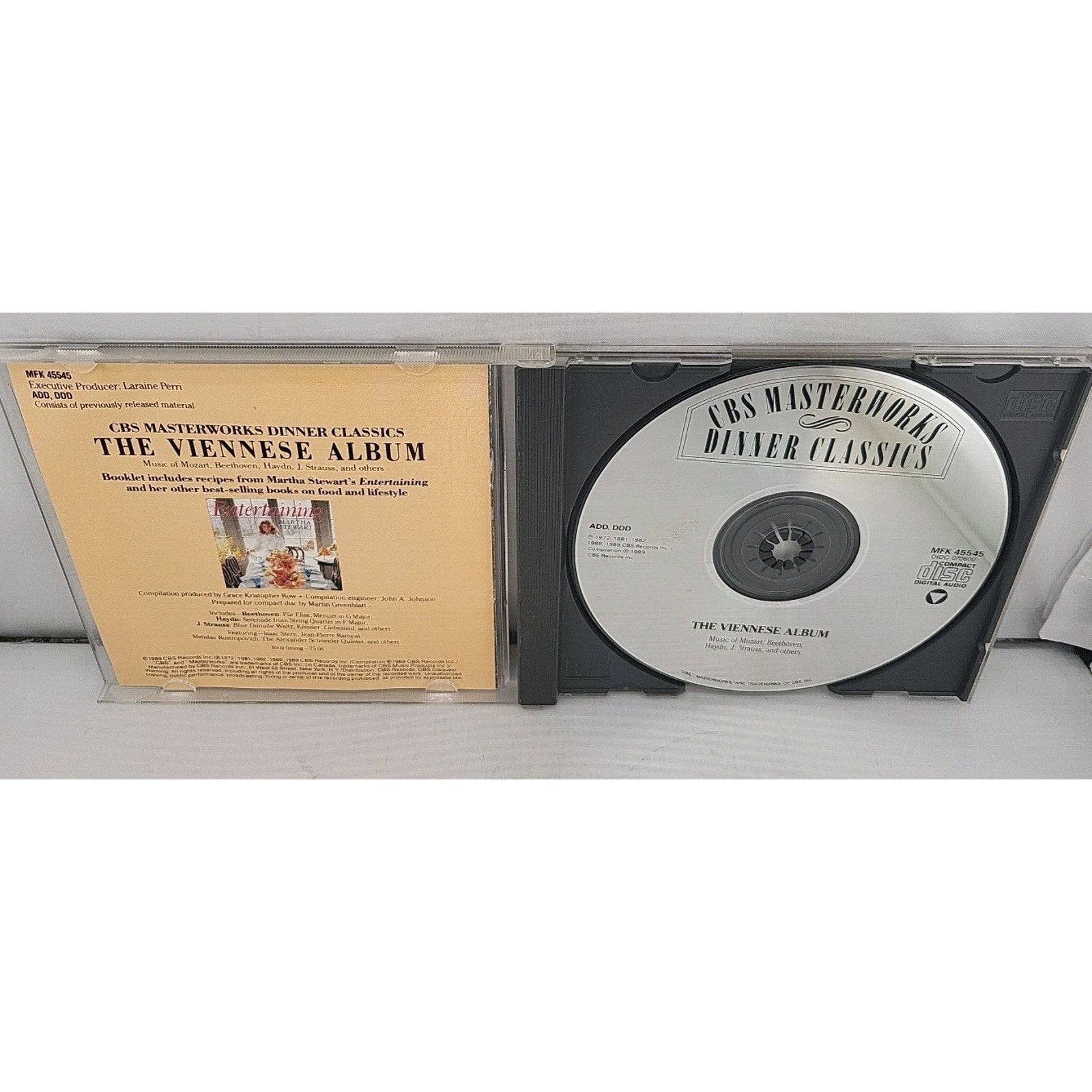 The Viennese Album Series: Dinner Classics (CD, May-1990, Sony Music Distributio