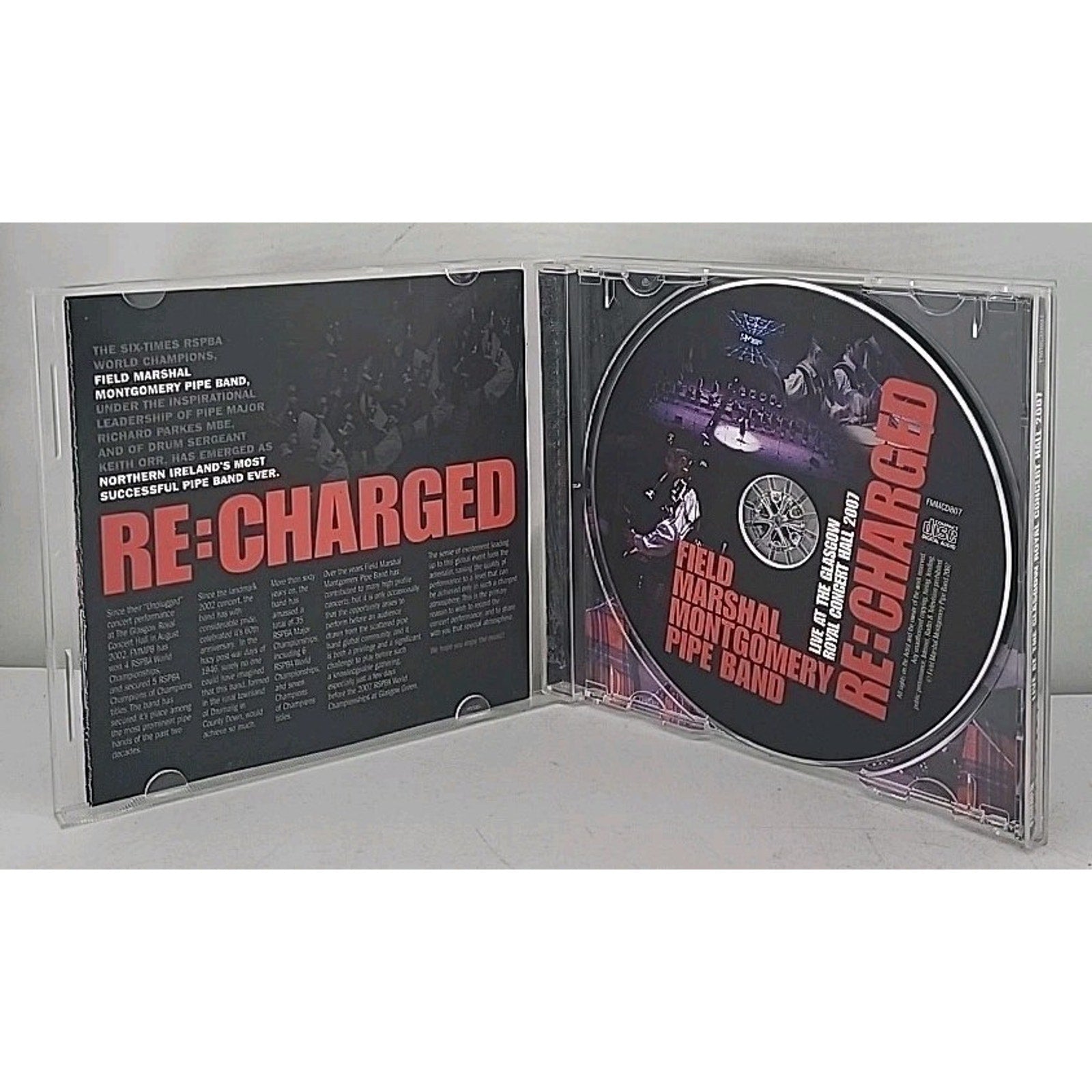 Re:charged By Field Marshal Montgomery Pipe Band Live At The Glasgow CD