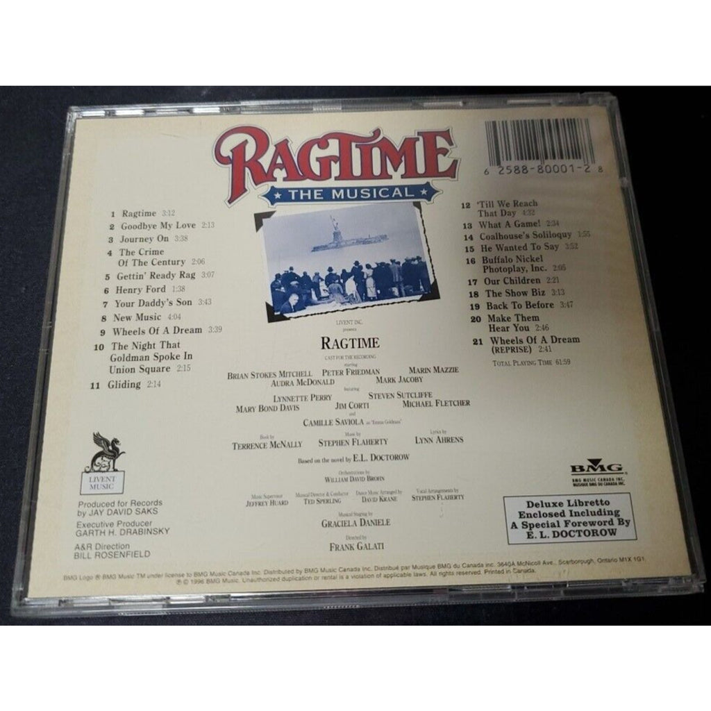 Songs from Ragtime: The Musical - Audio CD By Nicholas Rose
