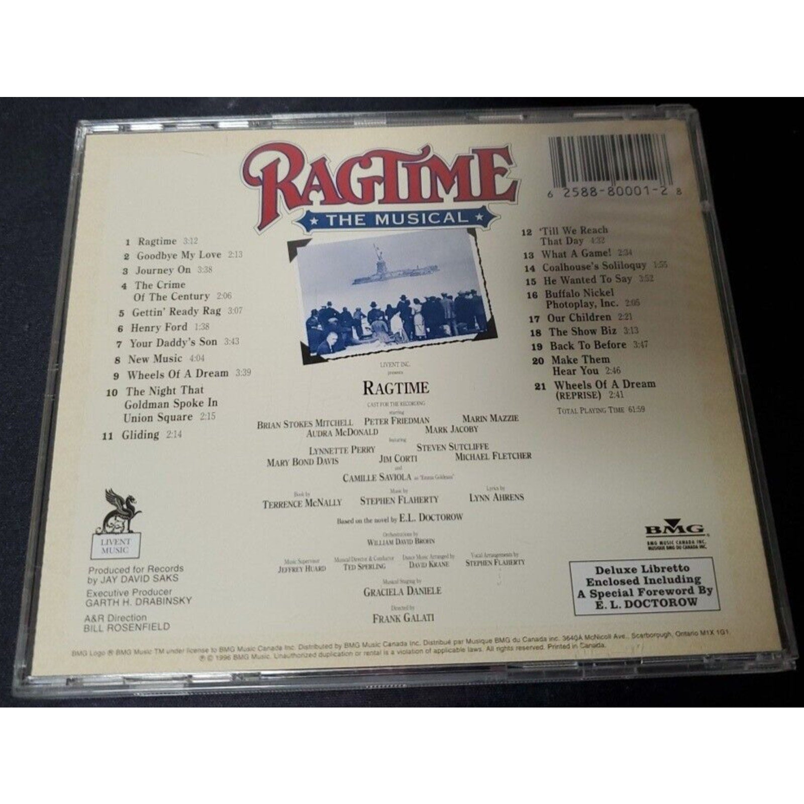 Songs from Ragtime: The Musical - Audio CD By Nicholas Rose