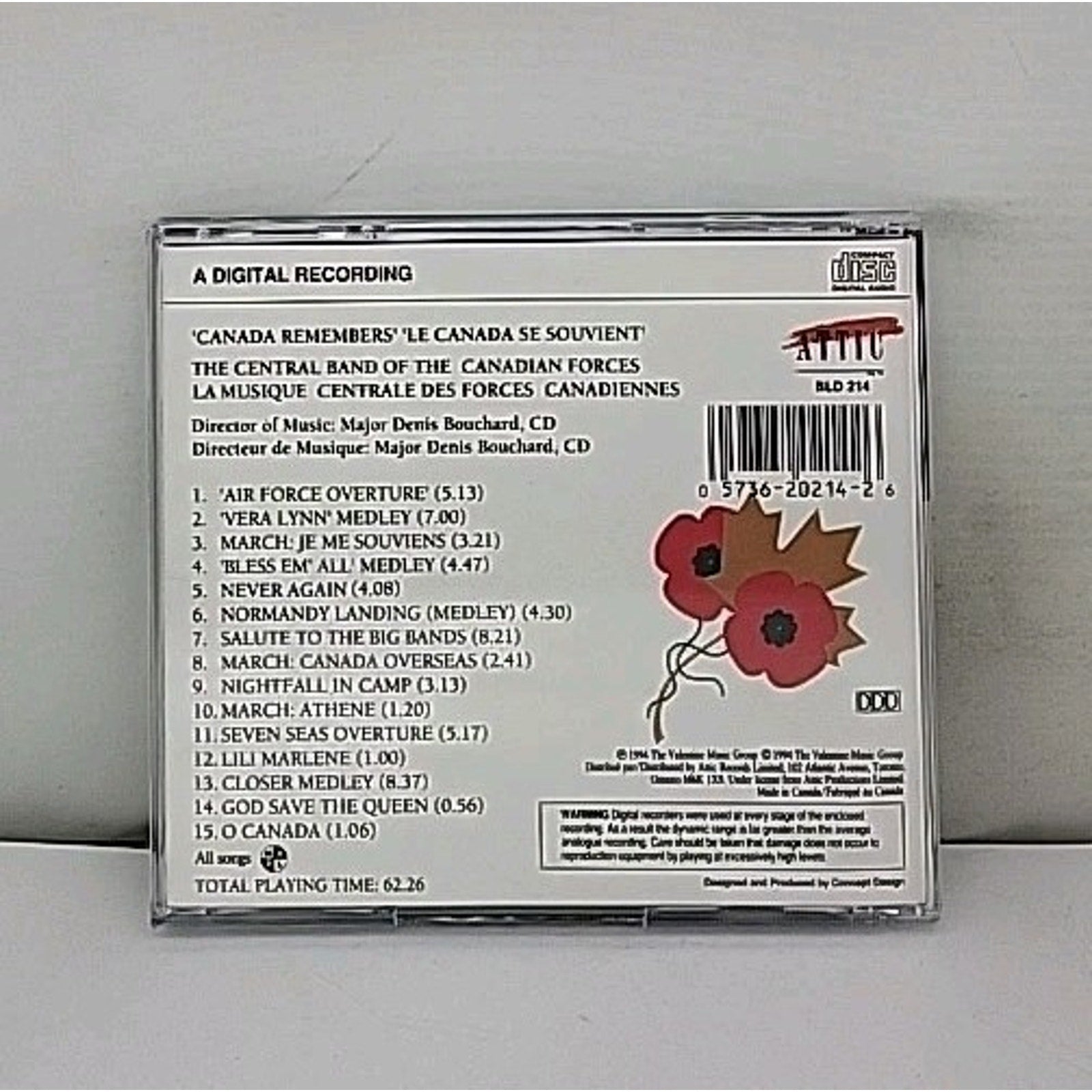 Canada Remembers Le Canada Se Souvent CD