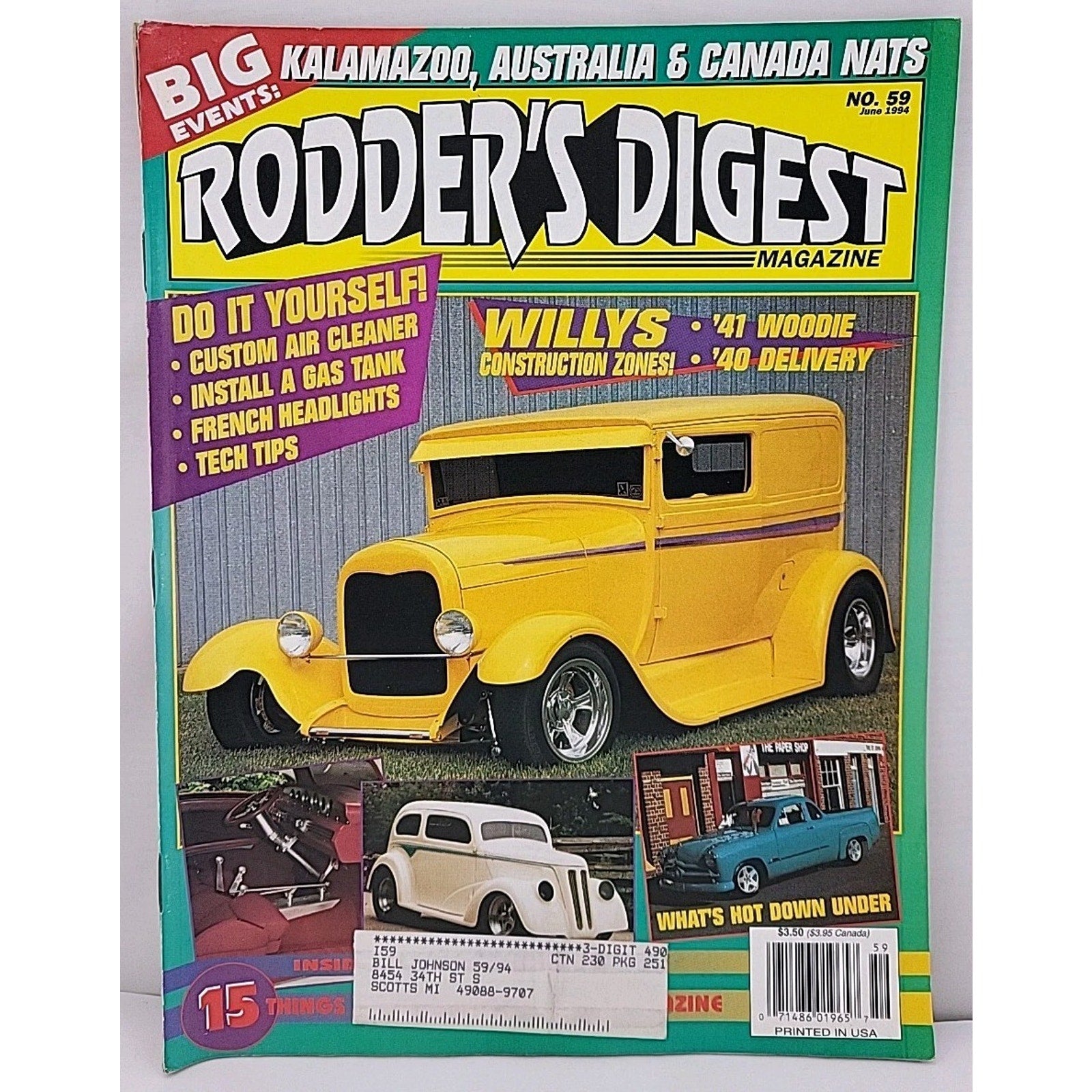 Rodder's Digest Magazine June 1994 Volume 13 Number 59