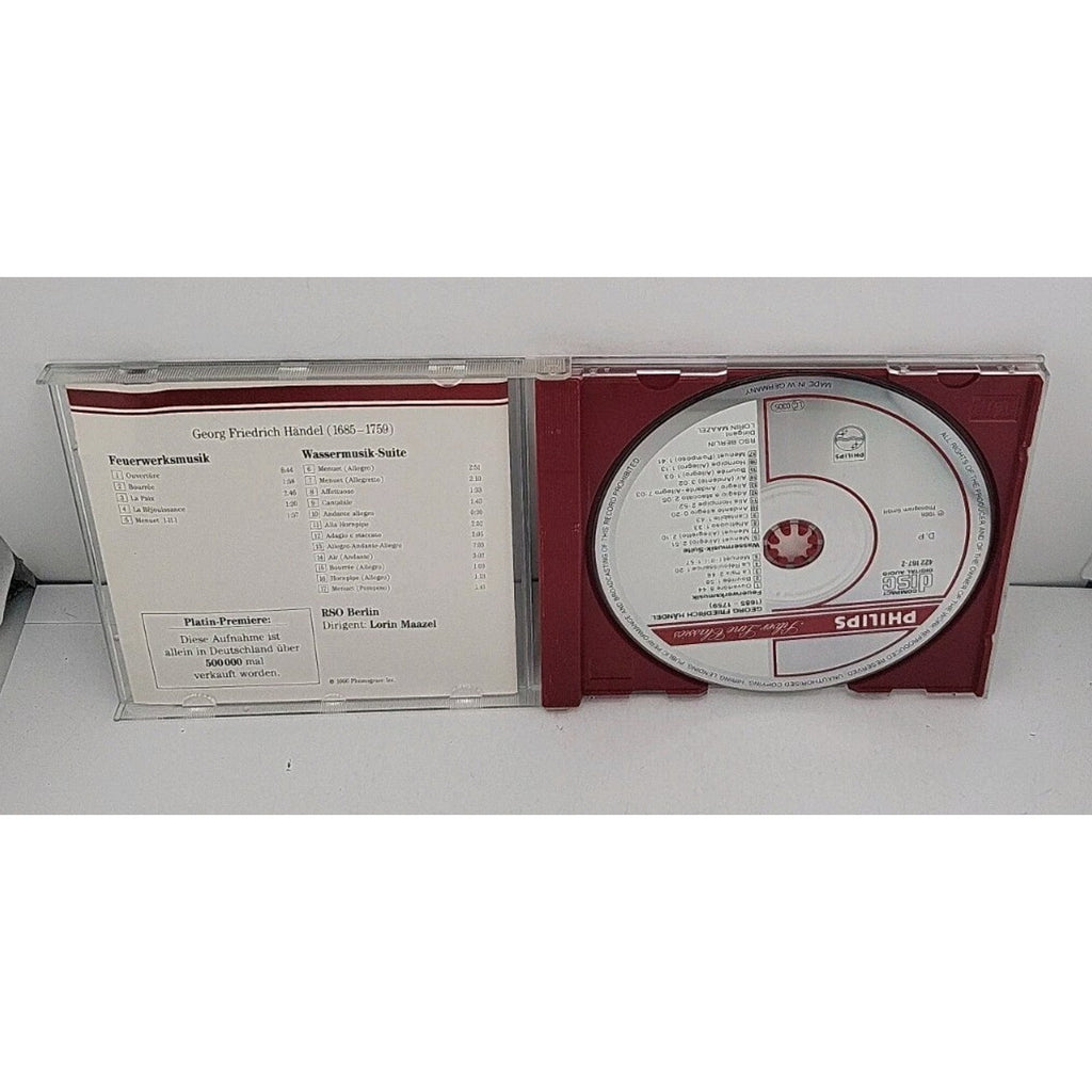 Georg Friedrich Händel Feuerwerksmusik/ Wassermusik - Suite CD