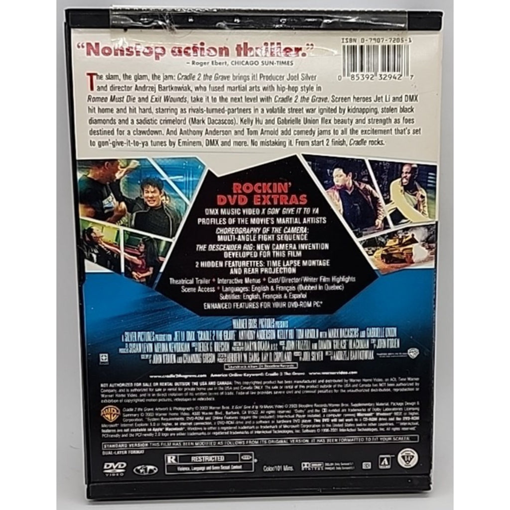Cradle 2 the Grave (DVD, 2003, Full Frame)