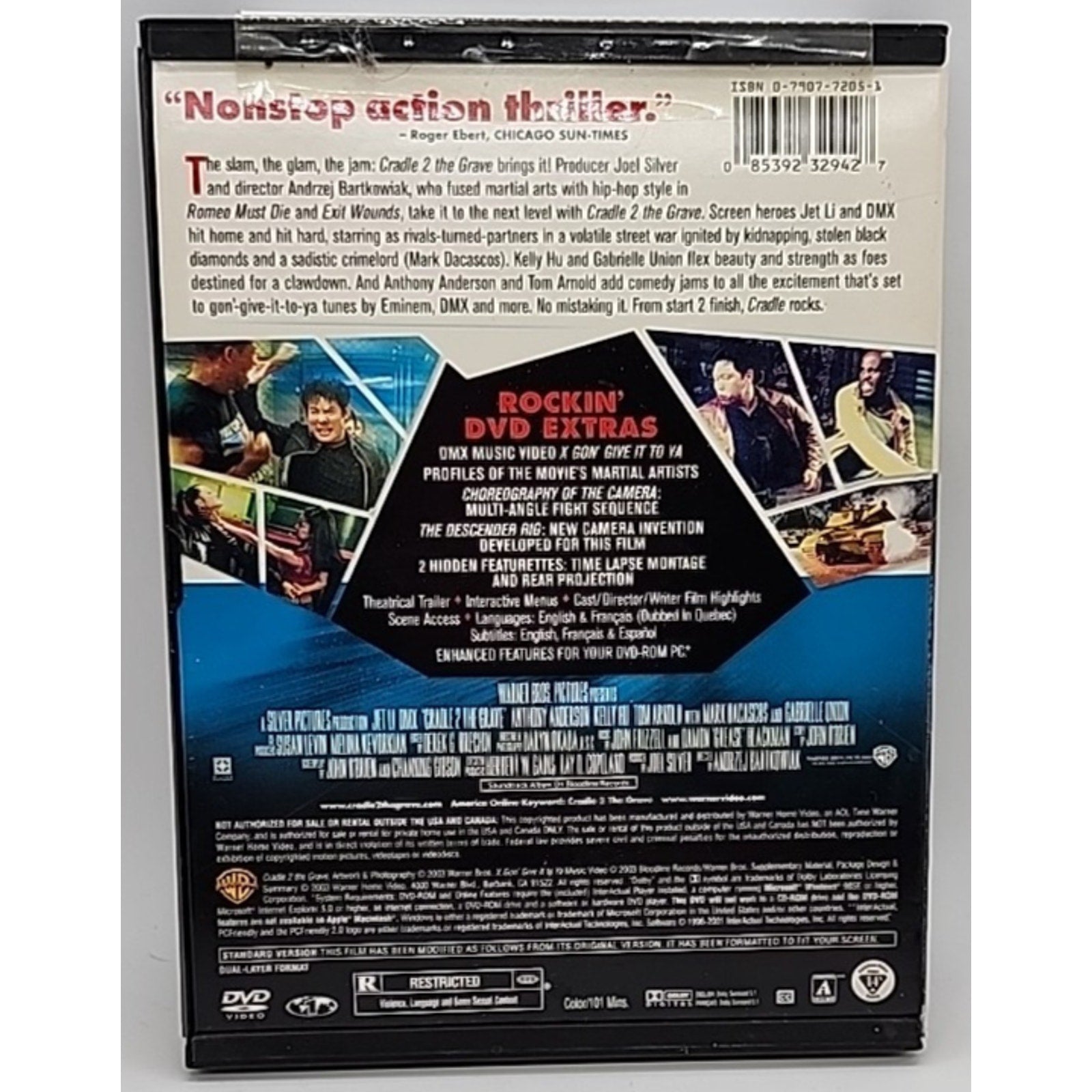 Cradle 2 the Grave (DVD, 2003, Full Frame)