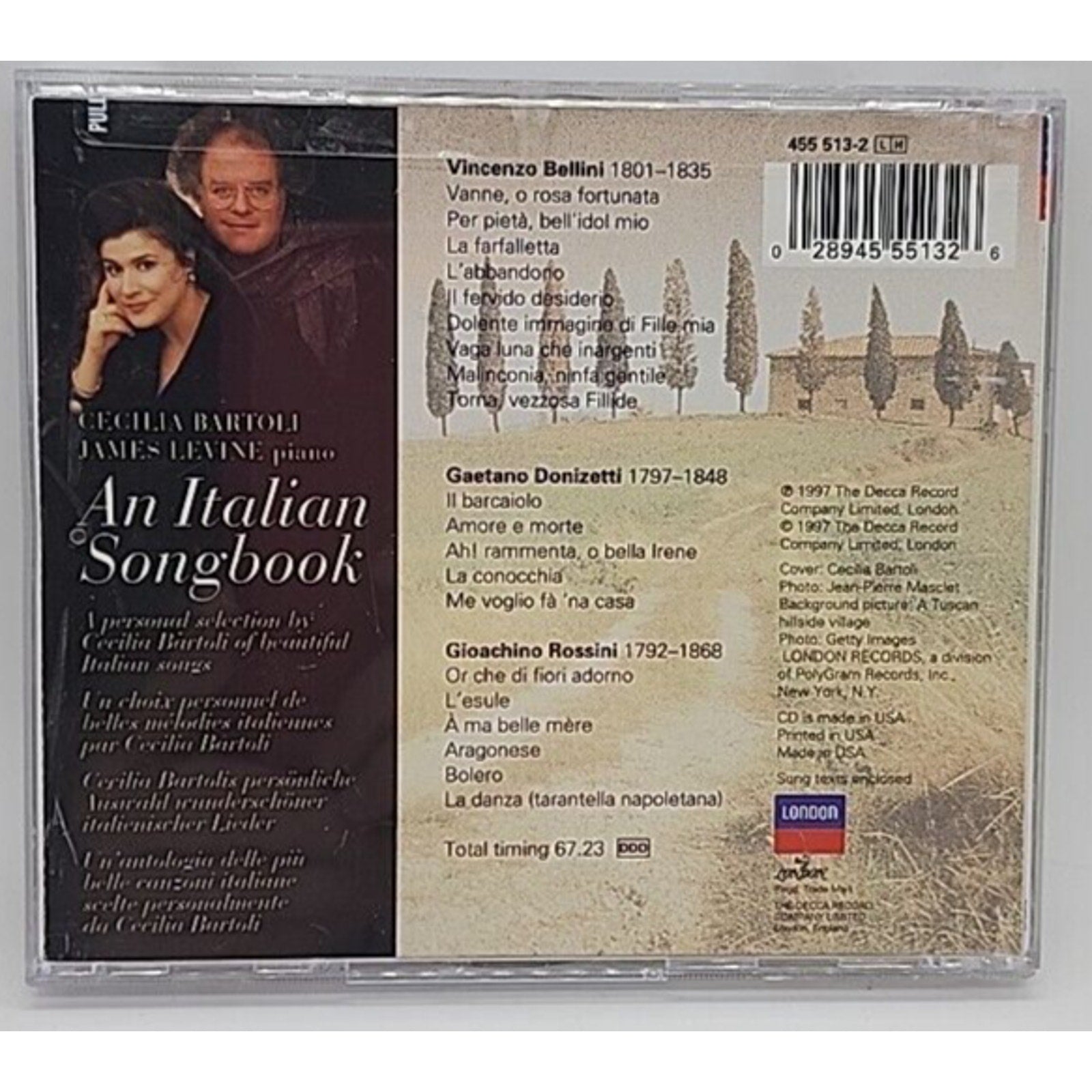 Italian Songbook by James Levine (CD, 1997)