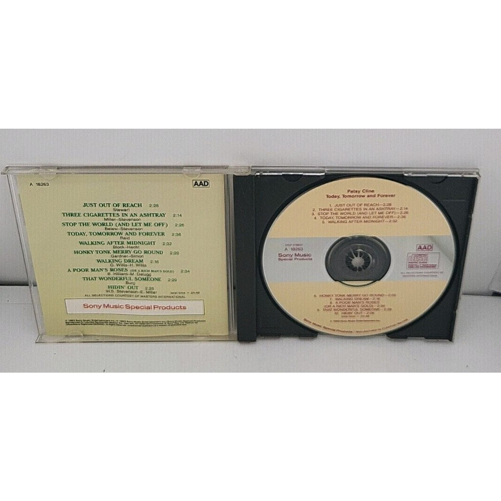 Today Tomorrow & Forever by Patsy Cline (CD, 1995)
