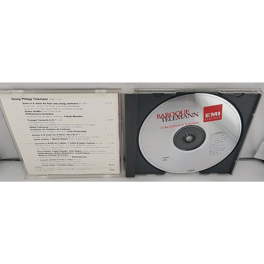 Baroque Vol.9 - Telemann: Concertos & Sonatas (CD, EMI, 1995)
