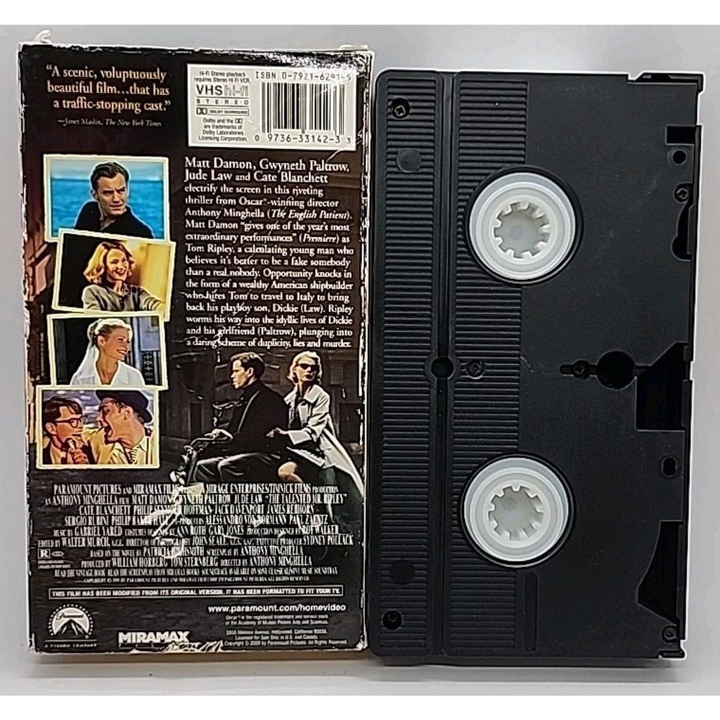 The Talented Mr. Ripley (VHS, 2000)
