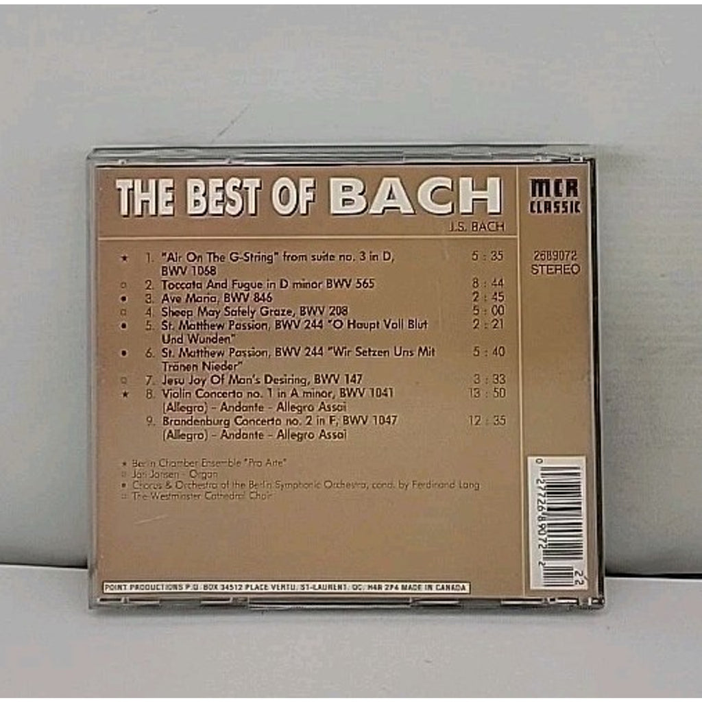 The Best of Bach - CD