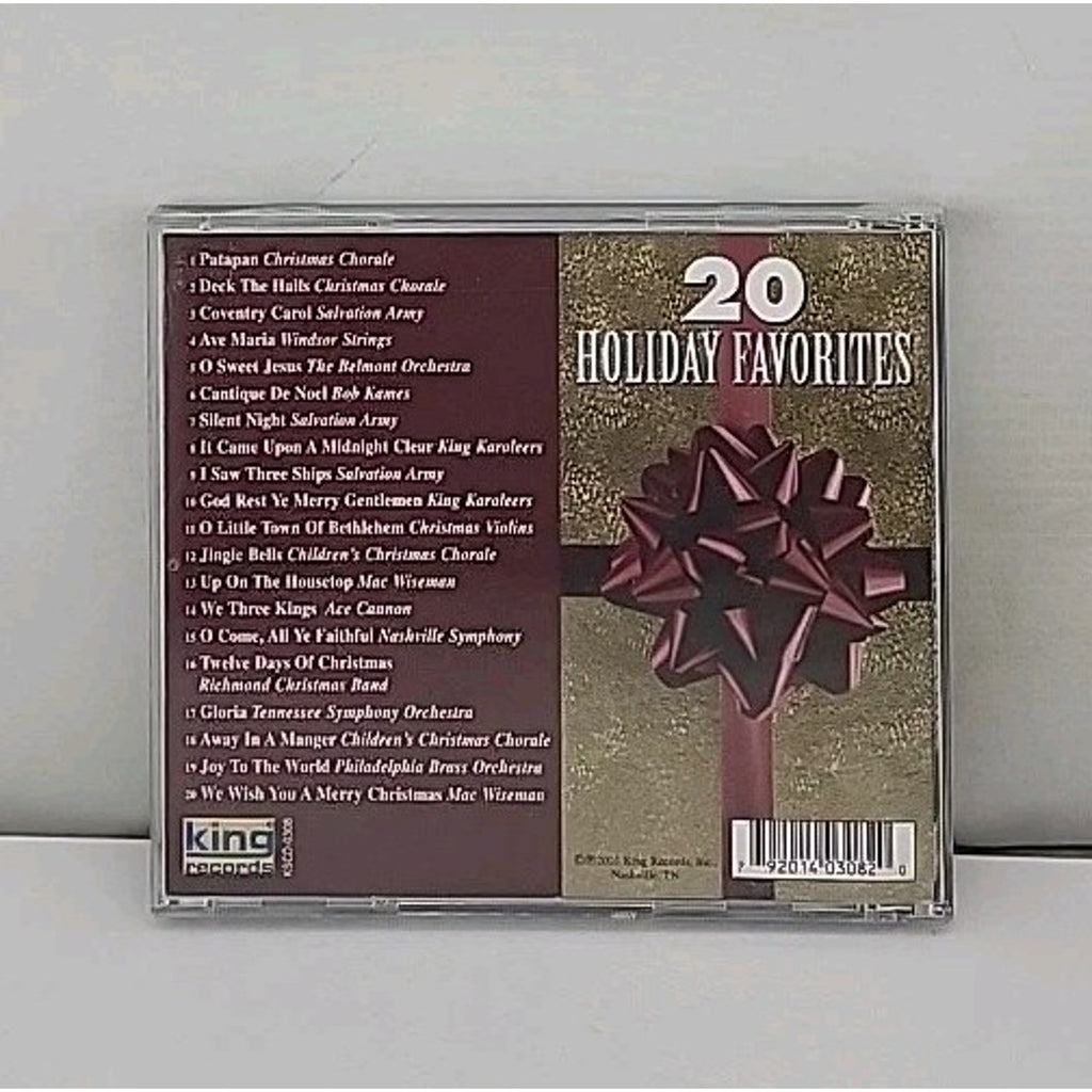 20 Holiday Christmas Favorites by Various (CD, 2005)