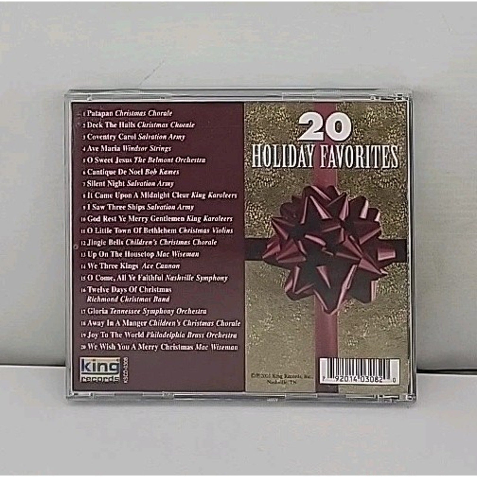 20 Holiday Christmas Favorites by Various (CD, 2005)