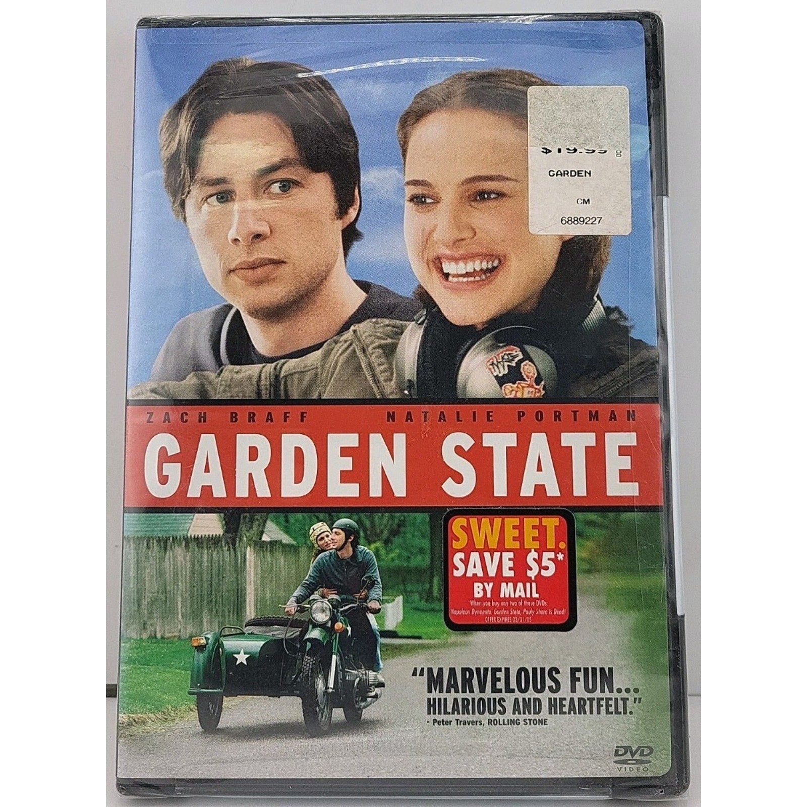 Garden State (DVD, 2004) *Brand New*