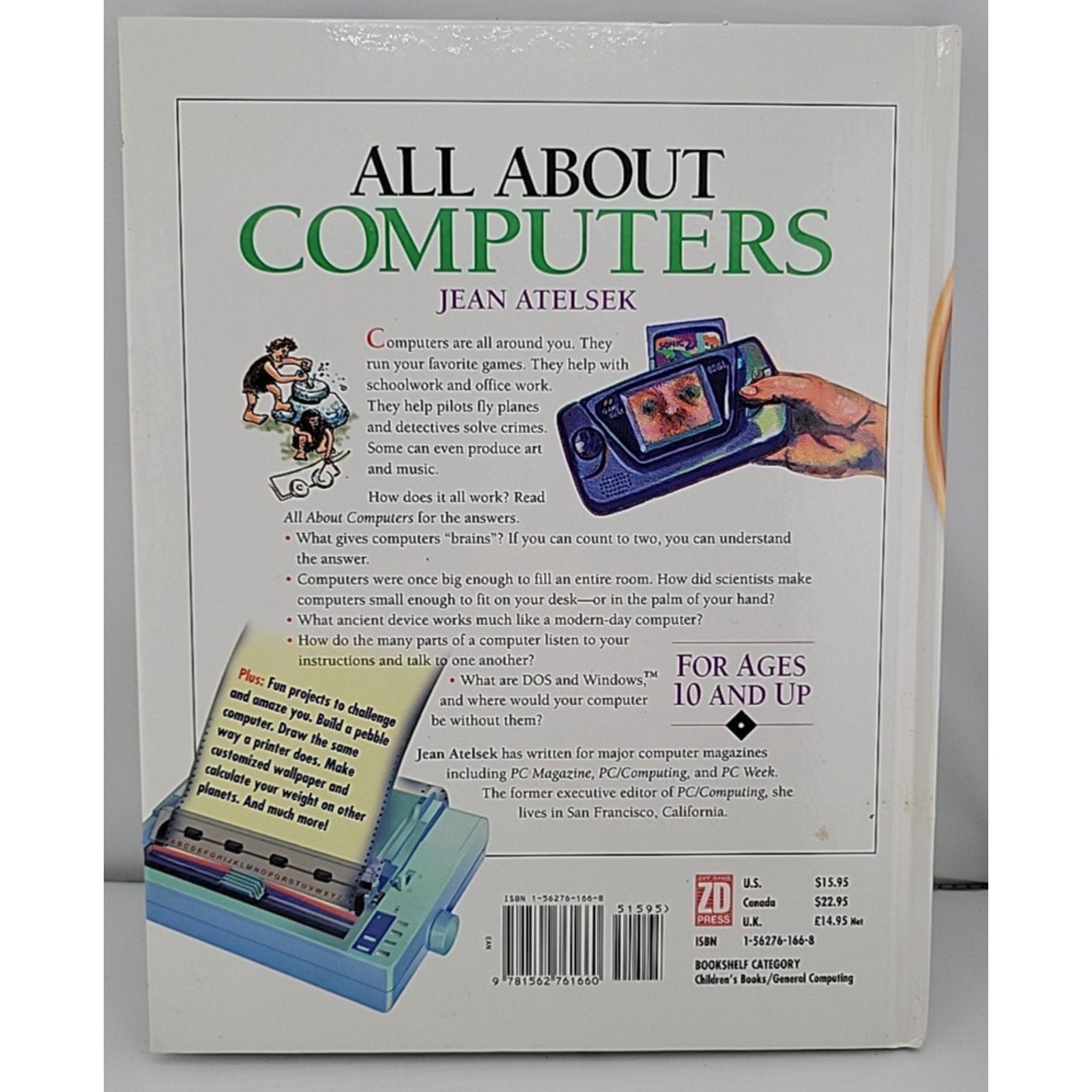 All about Computers by Jean Atelsek (1993, Hardcover)