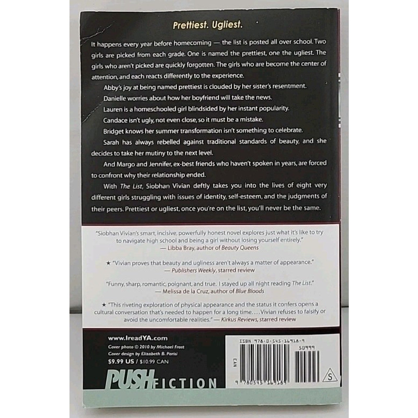 List by Siobhan Vivian (2014, Trade Paperback)