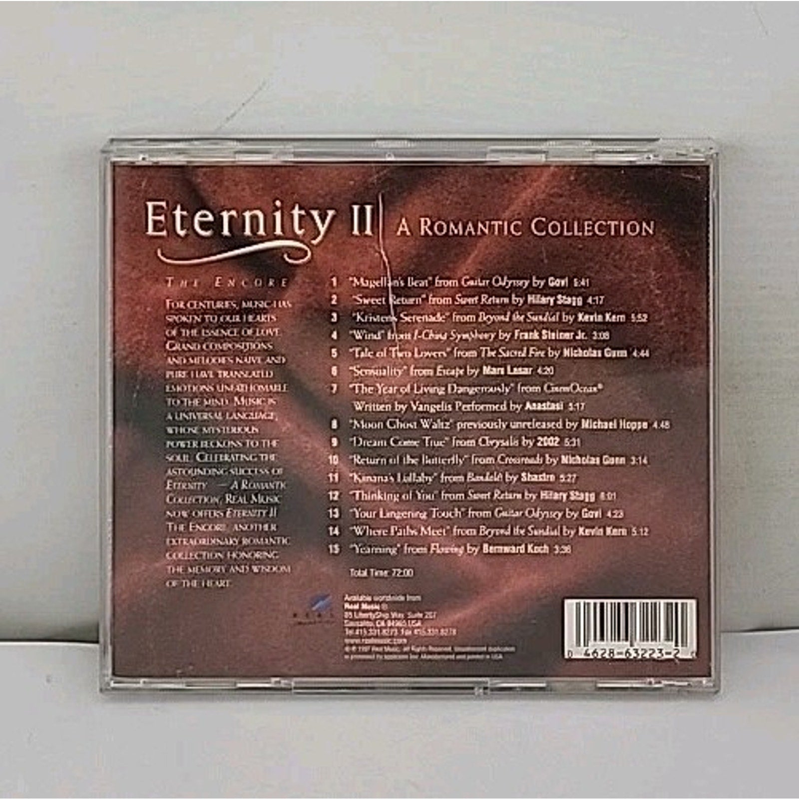 Eternity, Vol. 2: A Romantic Collection by Various Artists (CD, Jul-1997,...