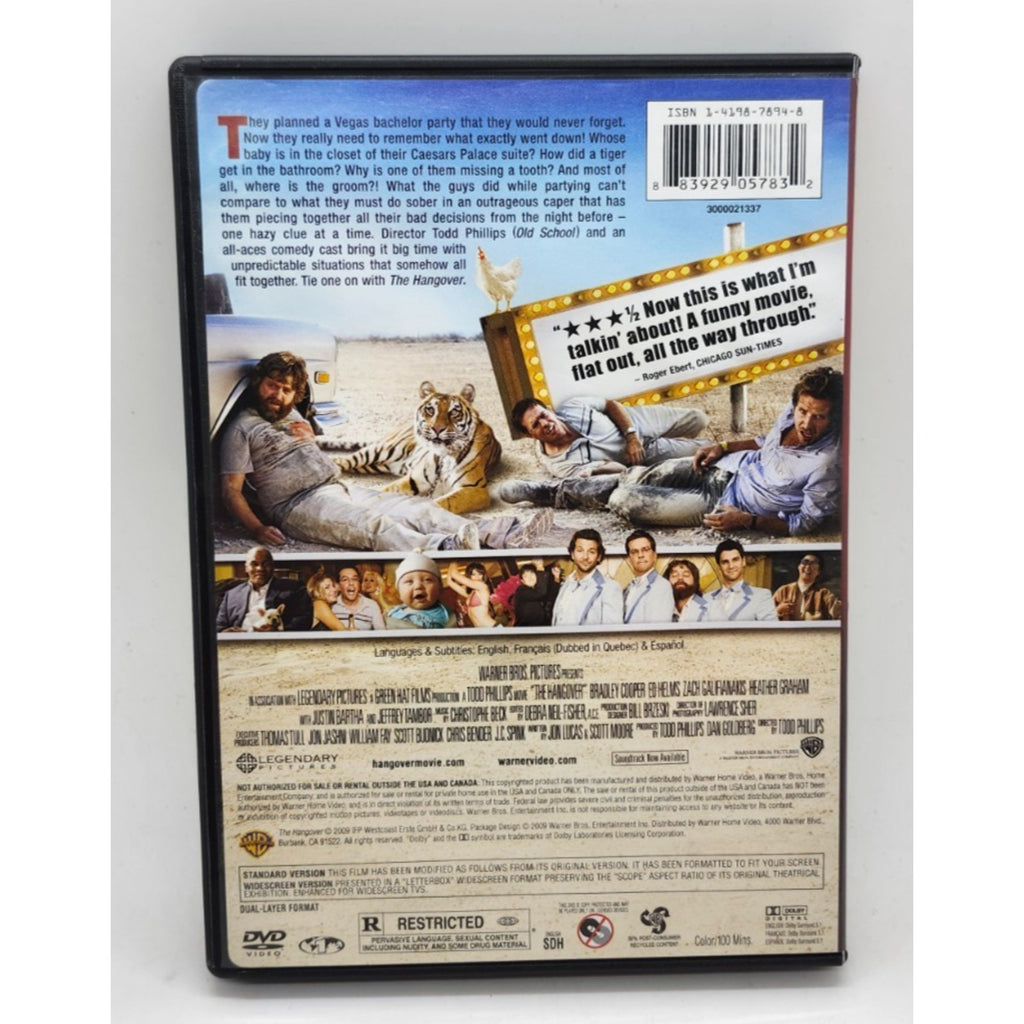 The Hangover (DVD, 2009)