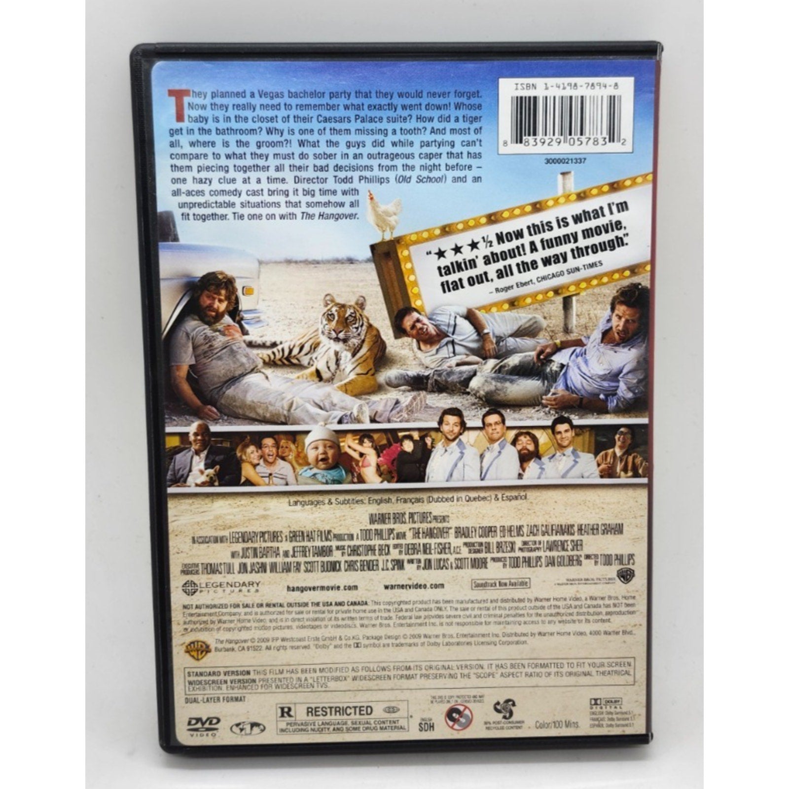 The Hangover (DVD, 2009)