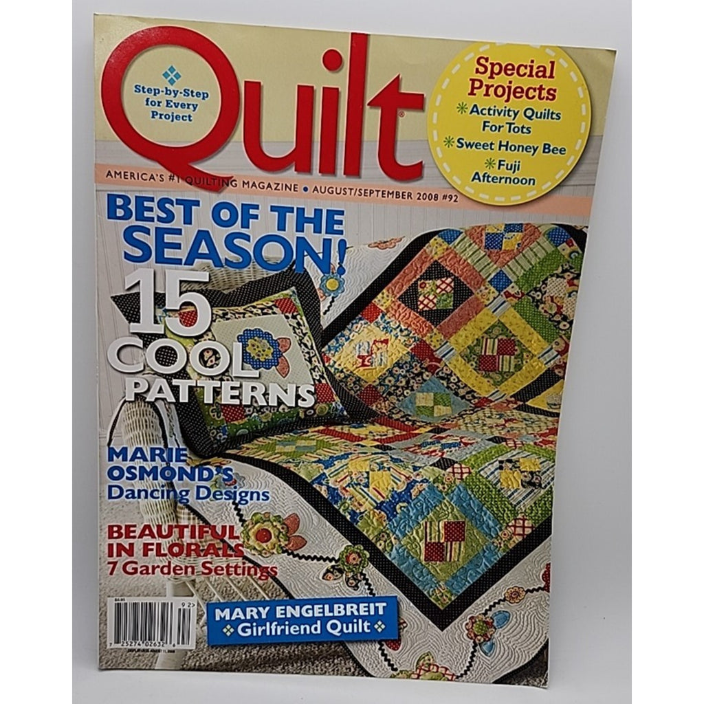 Quilt Magazine August/September 2008