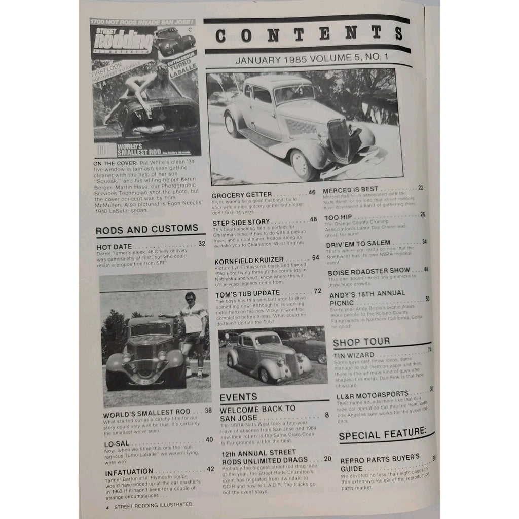 Street Rodding Magazine January 1985