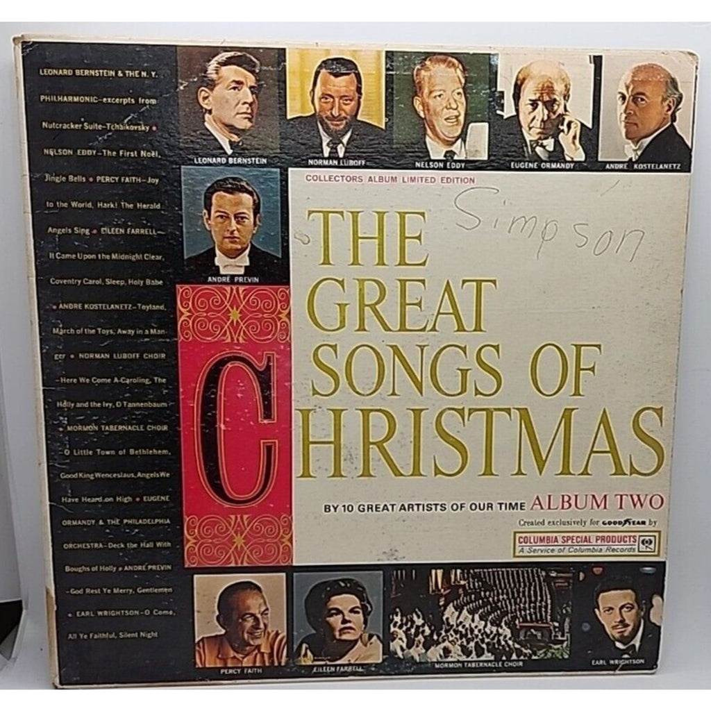 The Great Songs Of Christmas (Record)