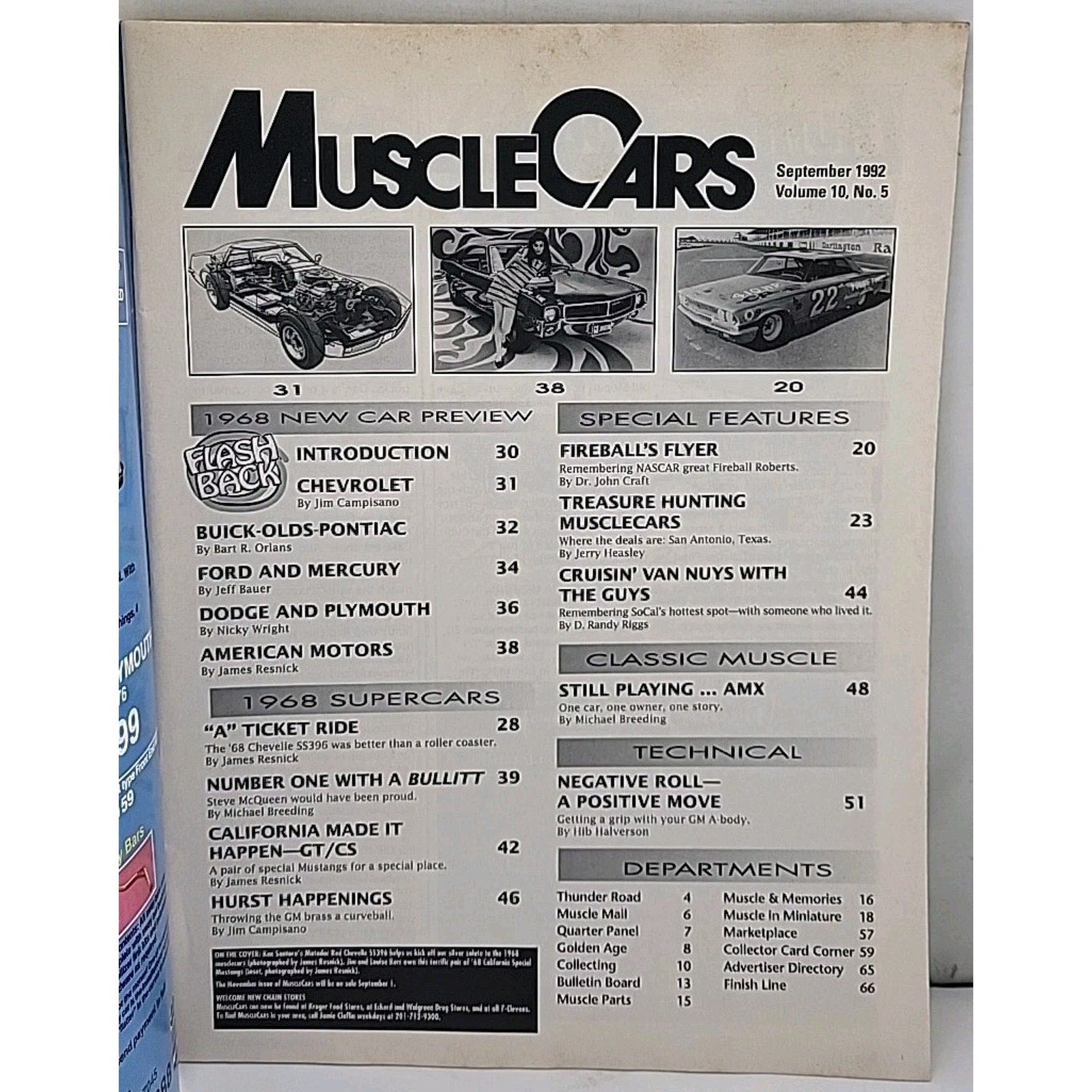 Muscle Cars Magazine - September 1992 - Volume 10 No. 5