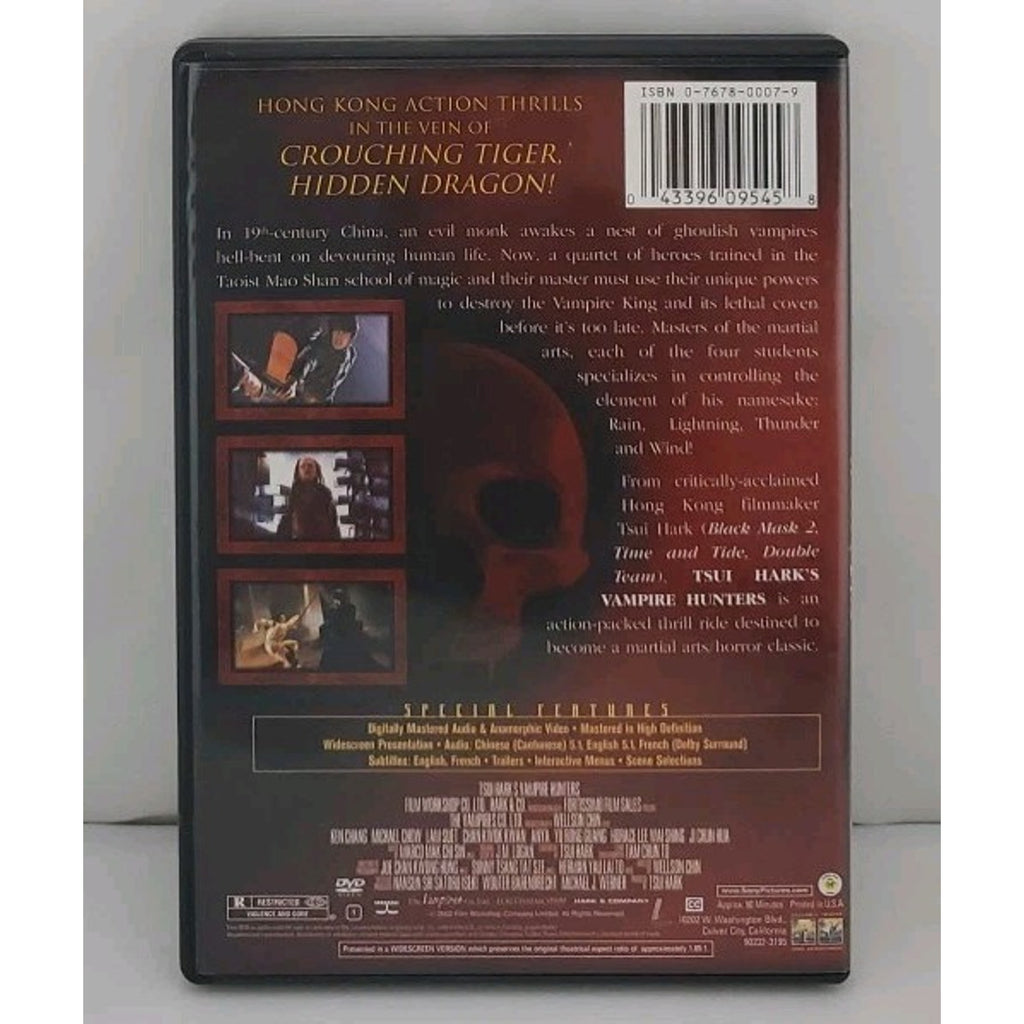 Tsui Hark's Vampire Hunters (DVD, 2002)