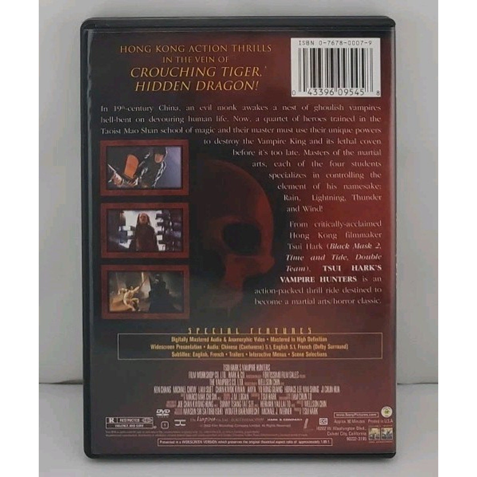 Tsui Hark's Vampire Hunters (DVD, 2002)