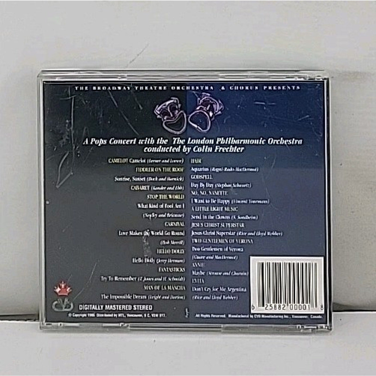 A Pops Concert Of 16 Broadway Hits From The 60s and 70s (CD) 1996
