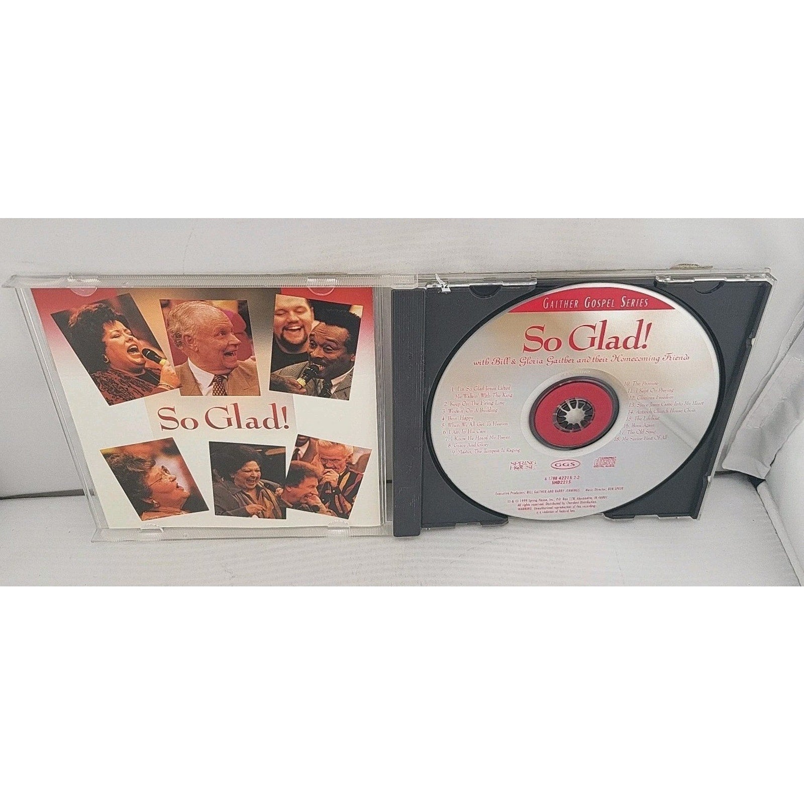 So Glad by Bill & Gloria Gaither (CD, 1999)