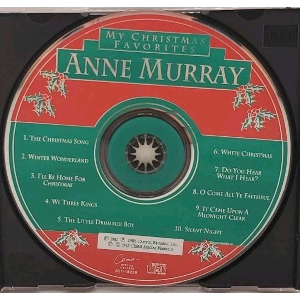 My Christmas Favorites by Anne Murray (CD, 1995)