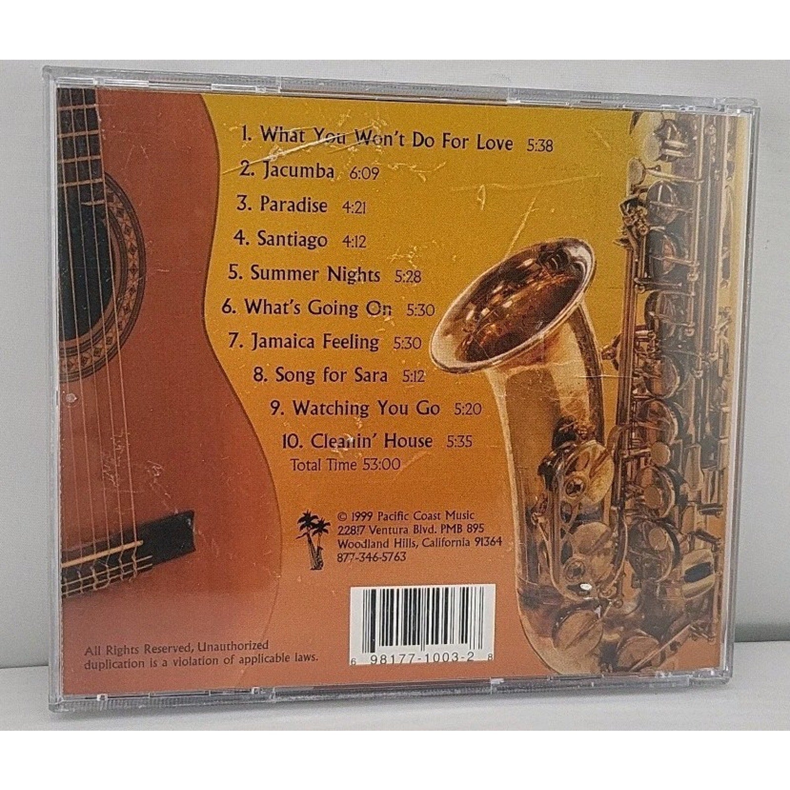 Summer Nights by Chris Sidwell (CD, 1999, Pacific Coast) Signed
