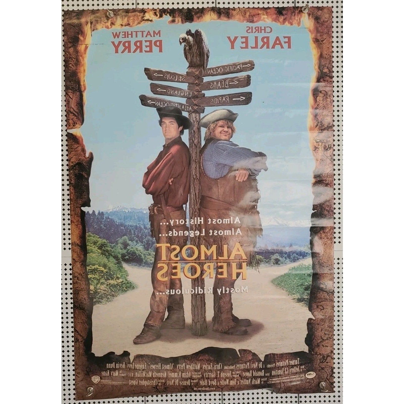 Almost Heroes (1998) Original Movie Poster - Rolled
