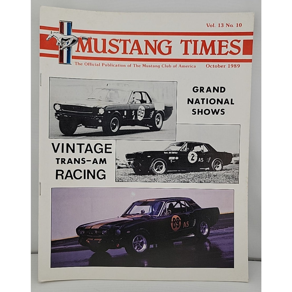 Mustang Times October 1989 Magazine