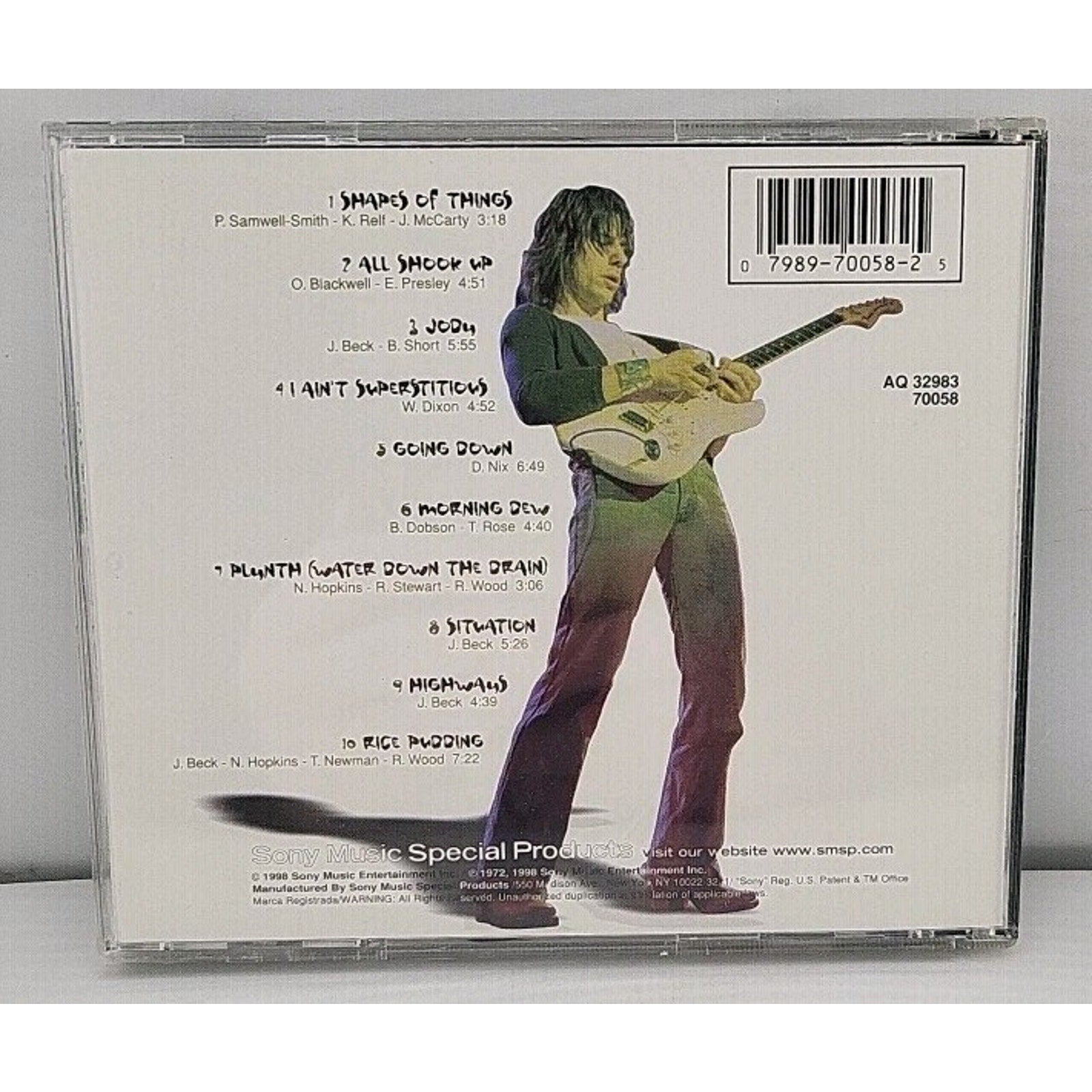 Jeff Beck Shapes of Things CD 1998