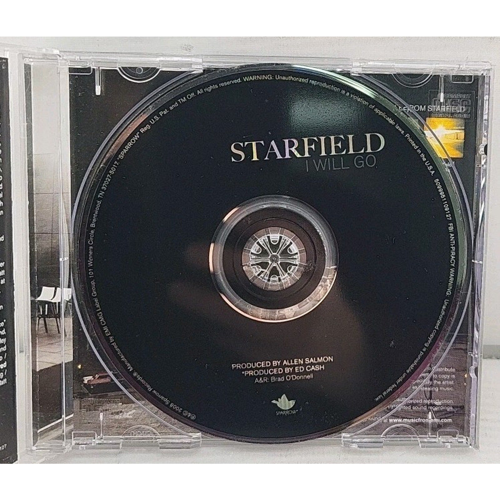 I Will Go by Starfield (CD, 2008)