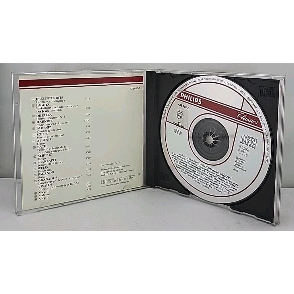 Les Jeuz Interdits - d'Alexandre Lagoya CD