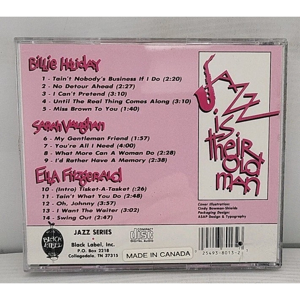 Jazz Is Their Old Man by Billie Holiday (CD, Apr-1995, Black Label (jazz &...