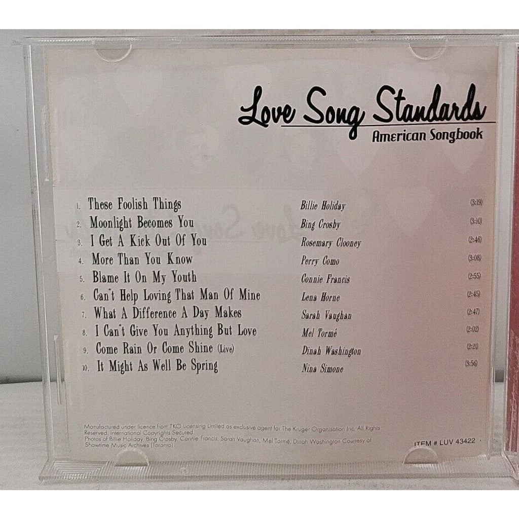 Love Song Standards - Audio CD By Various Artists