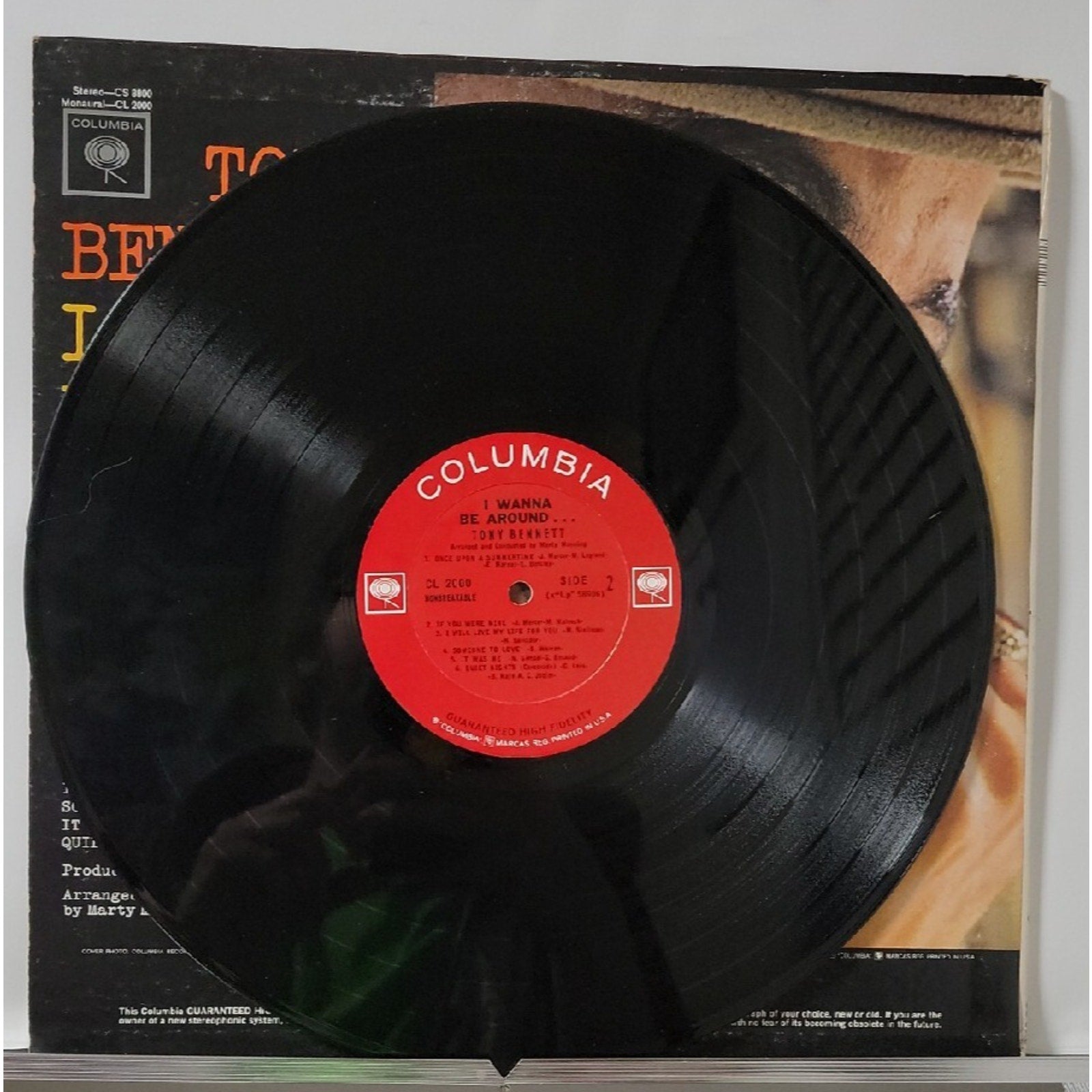 Tony Bennett – I Wanna Be Around... (Columbia – CS 8800) (Record)