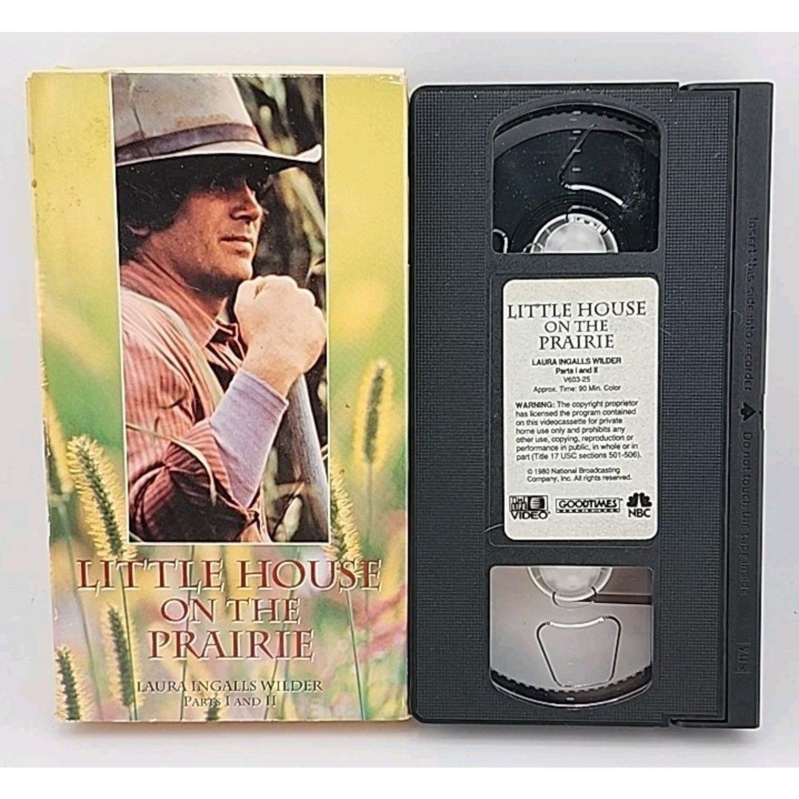 Little House On The Prairie Laura Ingalls Wilder Part 1 And 2 (VHS)