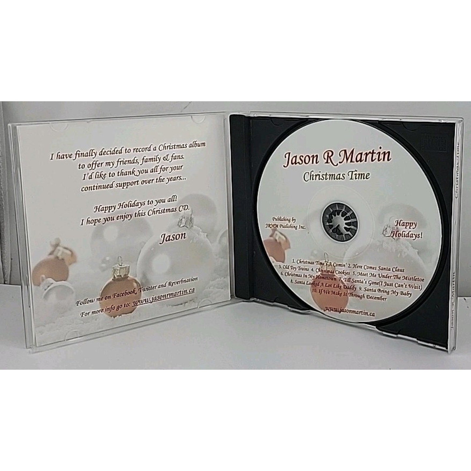 Christmas Time By Jason R Martin CD