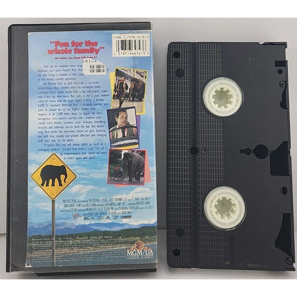 Larger Than Life (VHS, 1997, Slipsleeve)