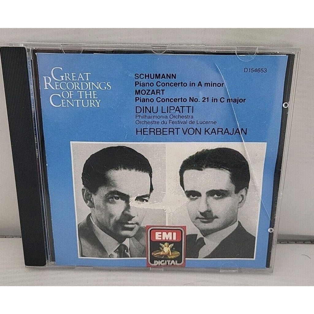 Schumann / Mozart / Lipatti / Karajan Piano Concertos CD Herbert Von Karajan
