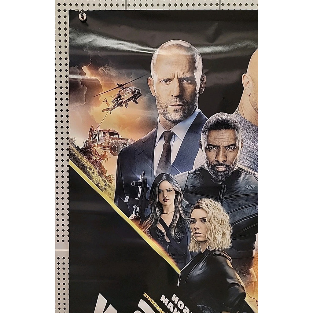 Hobbs & Shaw Movie Poster 27x40 D/S Dwayne Johnson Jason Statham Idris Elba