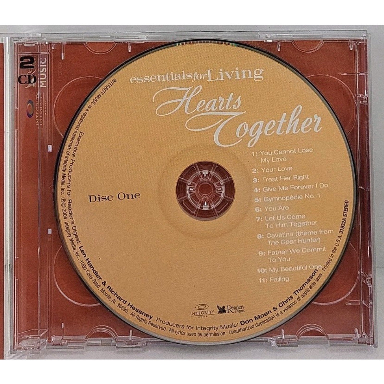 Various - Essentials for Living : Hearts Together - Music CD