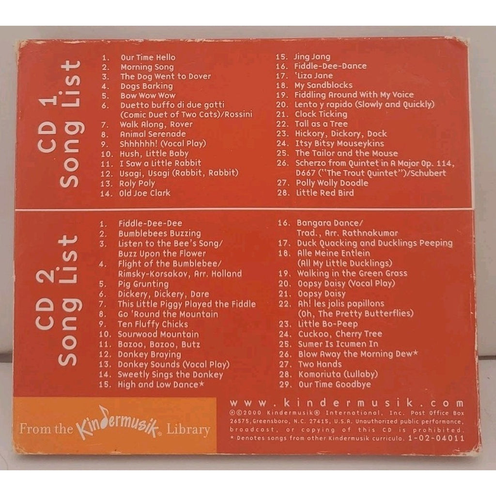 Kindermusik Our Time Fiddle Dee Dee Home 2 CD SET