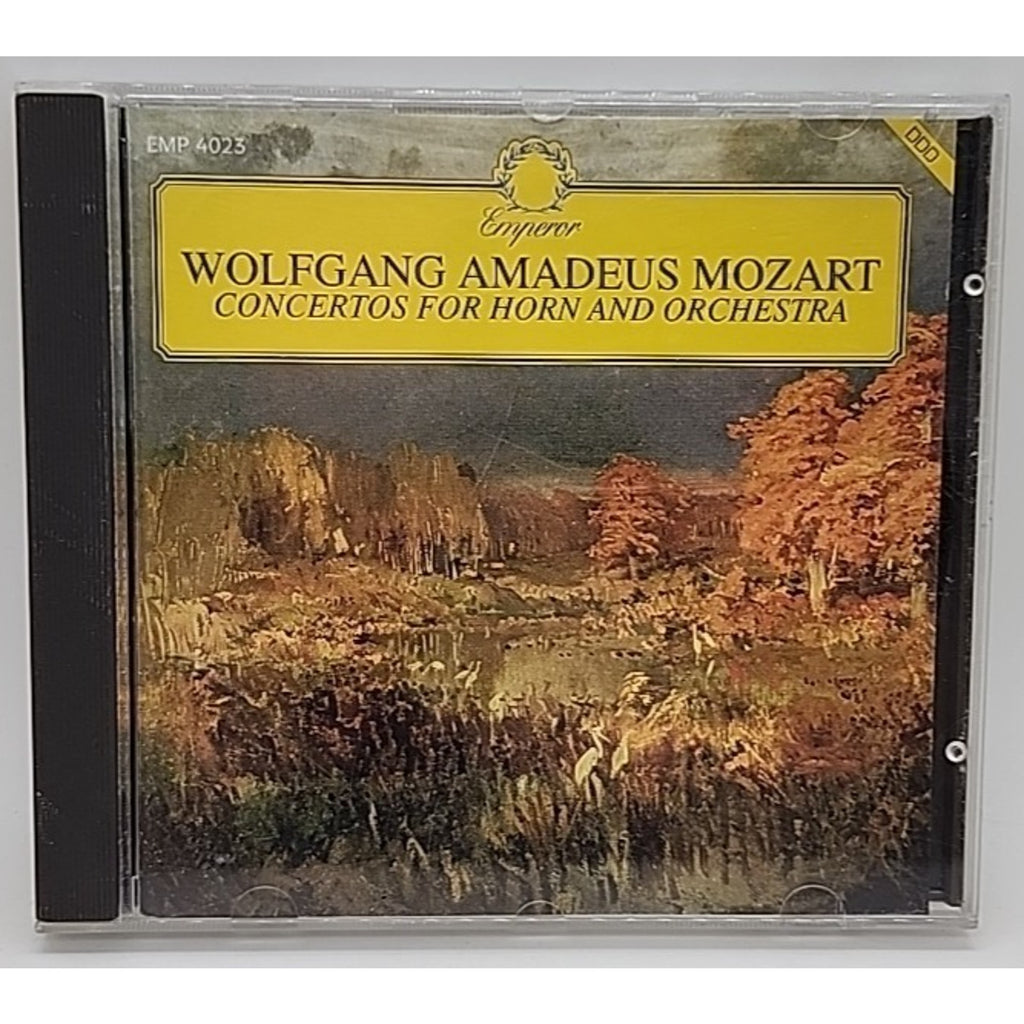 1993 Wolfgang Amadeus Mozart Concertos For Horn And Orchestra CD