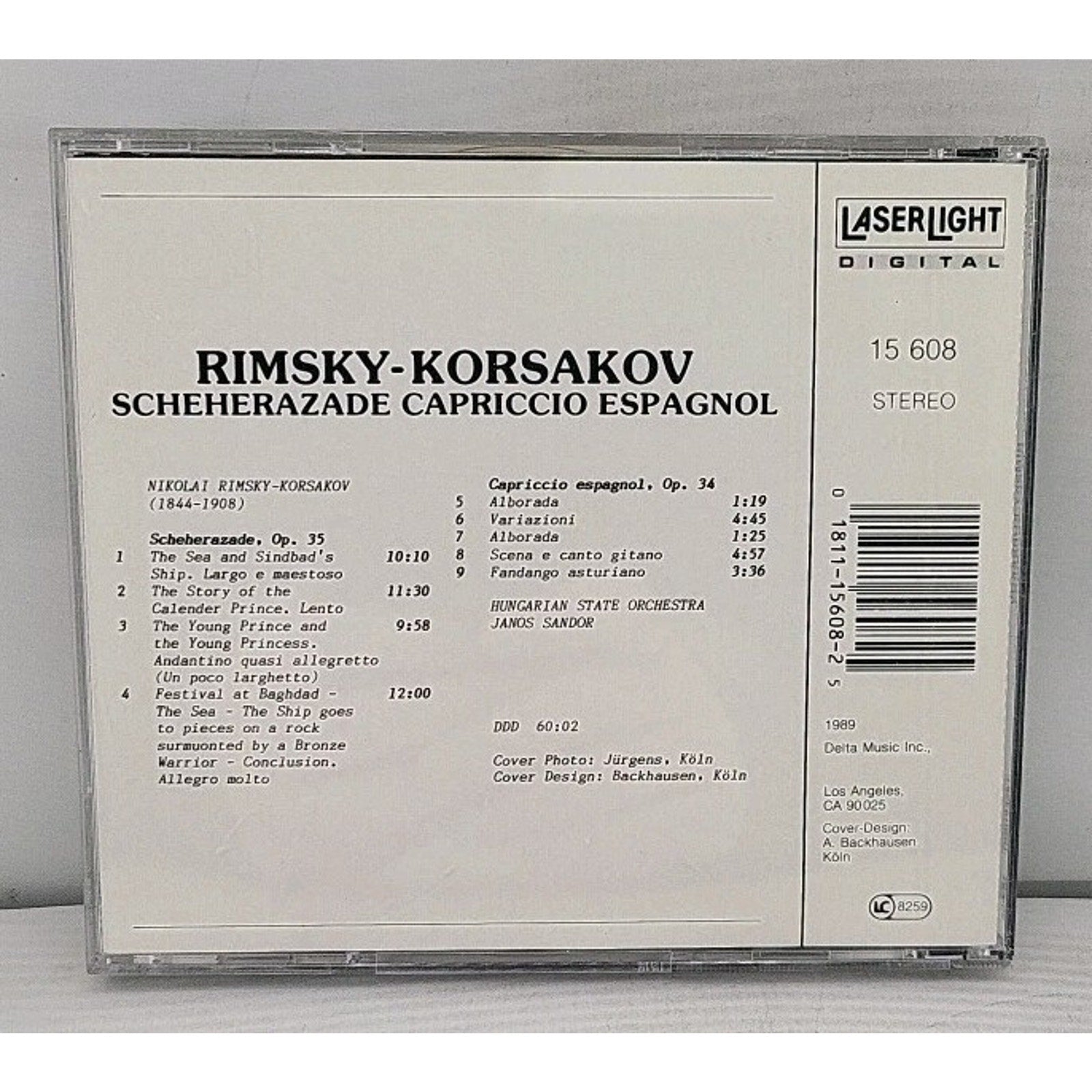 Scheherazade/Cap Espagnol by N. Rimsky-Korsakov (CD, 1989)