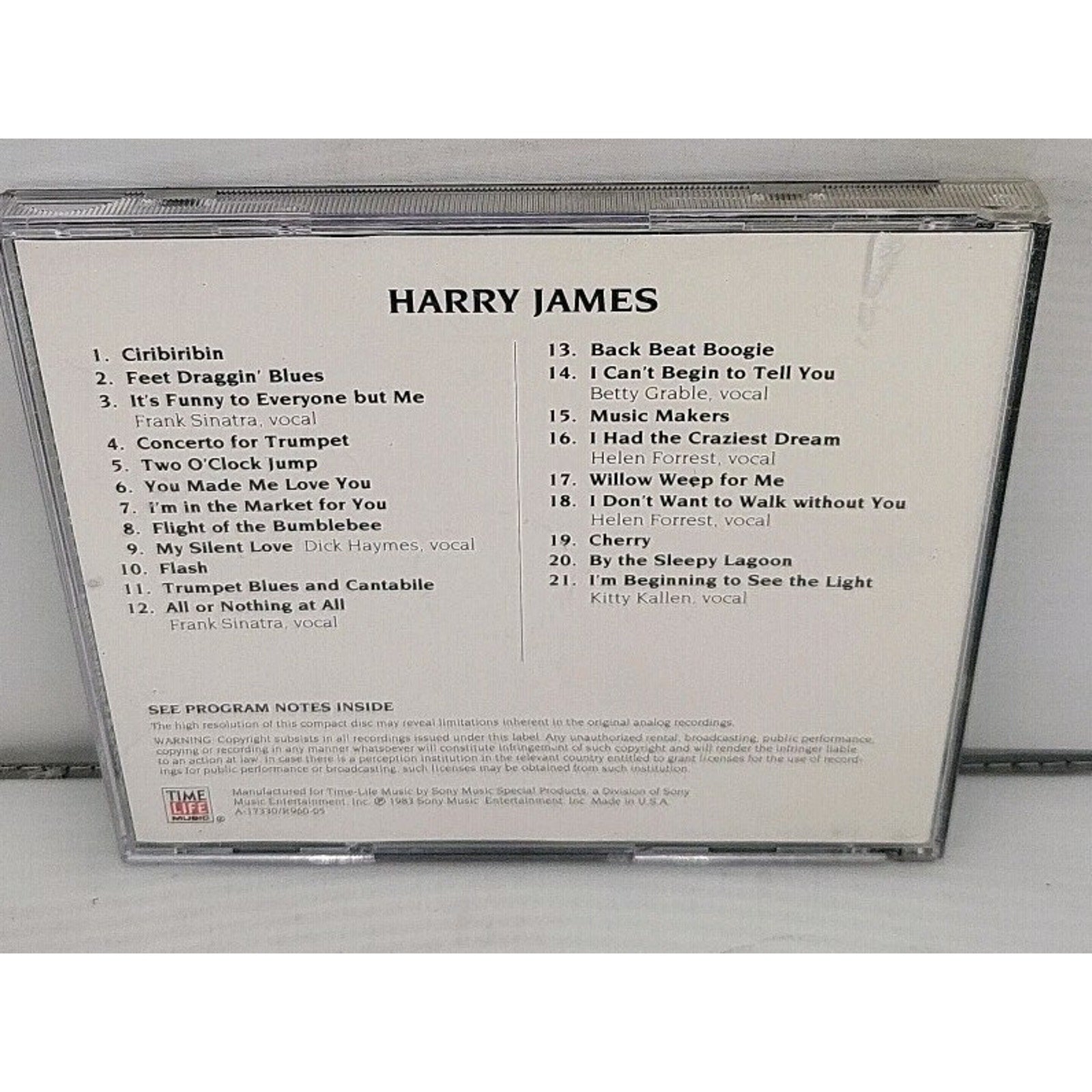Harry James - Big Bands CD